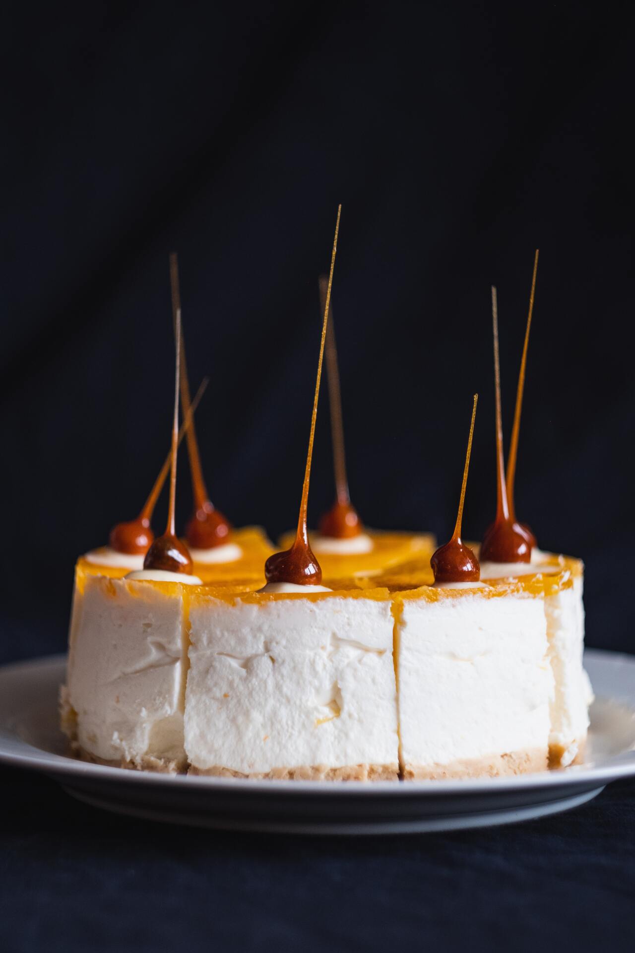 karmelowy tort