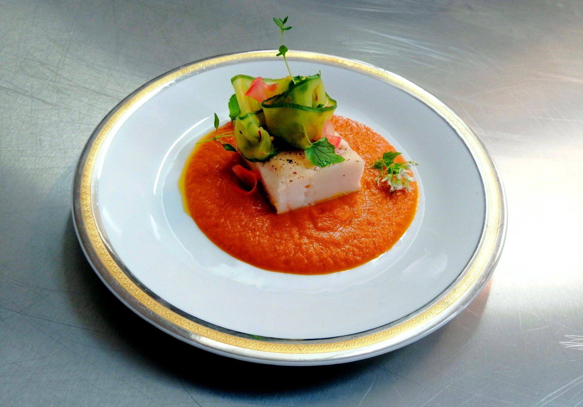 sous-vide ryba sandacz