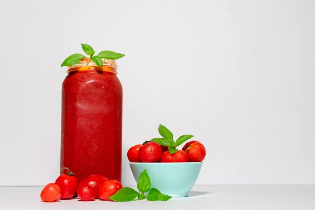 ketchup w słoiku
