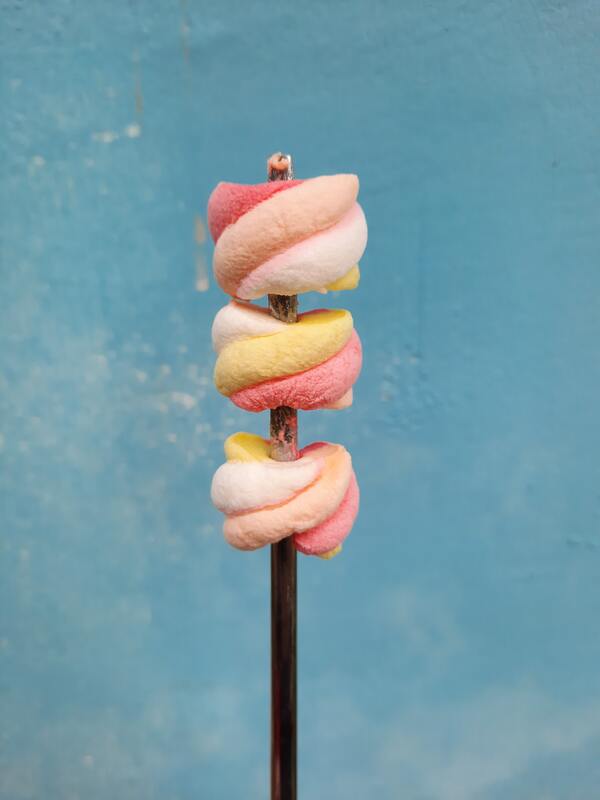 marshmallows pieczone na ognisku
