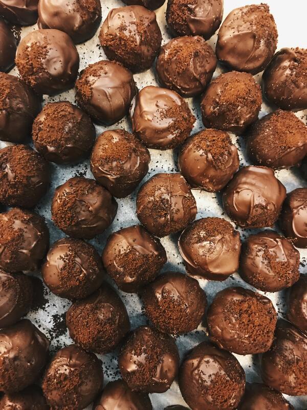 ganache czekoladowy trufle czekoladowe