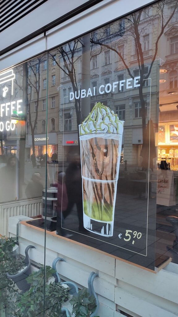 duabjska kawa czekolada w stylu dubajskim
