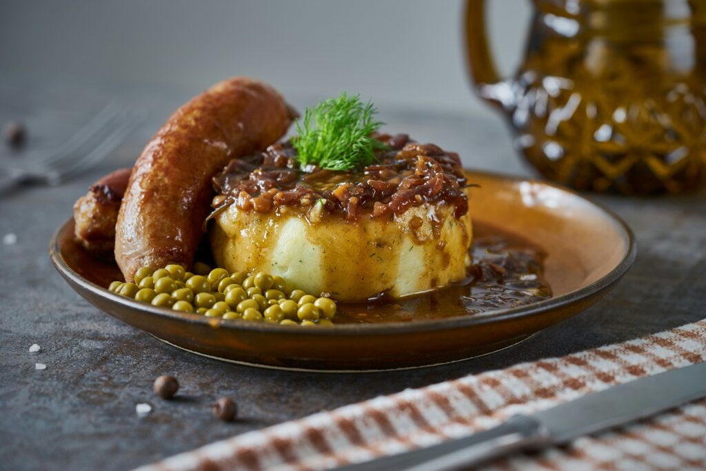 brytyjskie puree ziemniaczane brytyjskie jedzenie